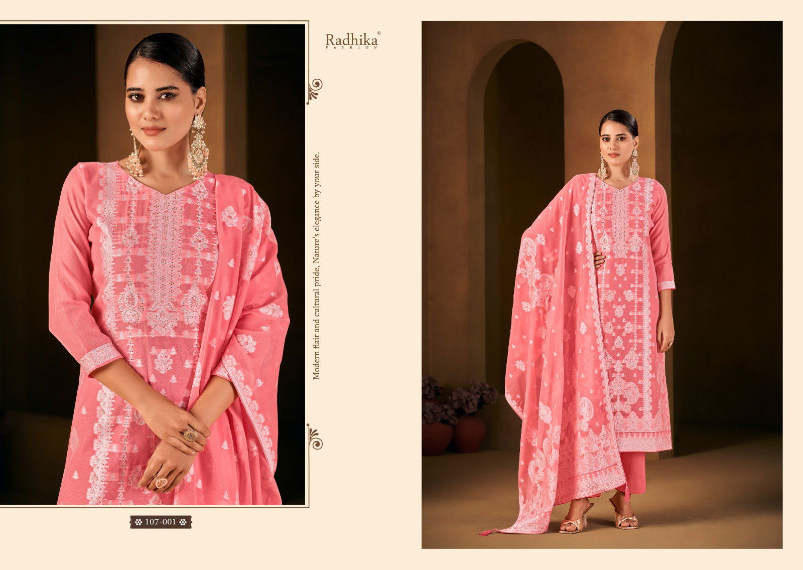Azara Banarasi   by Radhika Adha Vol 3 Cotton Jacquard Dress Material